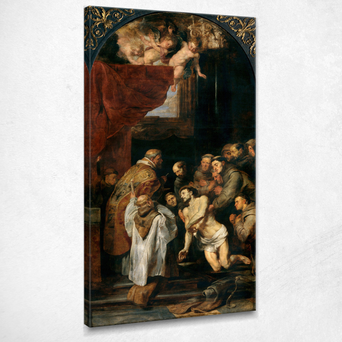 L'Ultima Comunione Di San Francesco D'Assisi Peter Paul Rubens ppr262 quadro stampato su tela