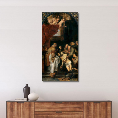 L'Ultima Comunione Di San Francesco D'Assisi Peter Paul Rubens ppr262 quadro stampato su tela