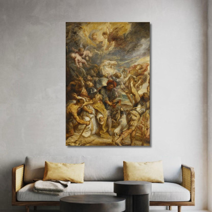 Il Martirio Di San Livino Peter Paul Rubens ppr264 quadro stampato su tela