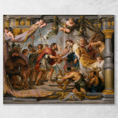 L'Incontro Di Abramo E Melchisedec Peter Paul Rubens ppr266 quadro stampato su tela