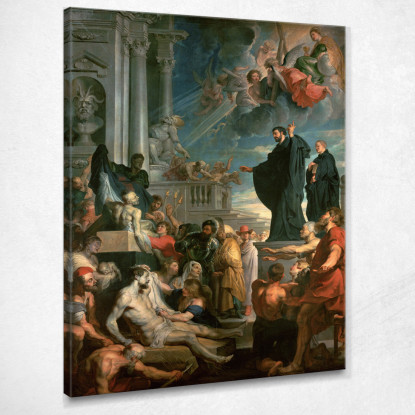 I Miracoli Di San Francesco Saverio Peter Paul Rubens ppr270 quadro stampato su tela