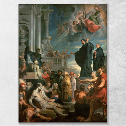 I Miracoli Di San Francesco Saverio Peter Paul Rubens ppr270 quadro stampato su tela