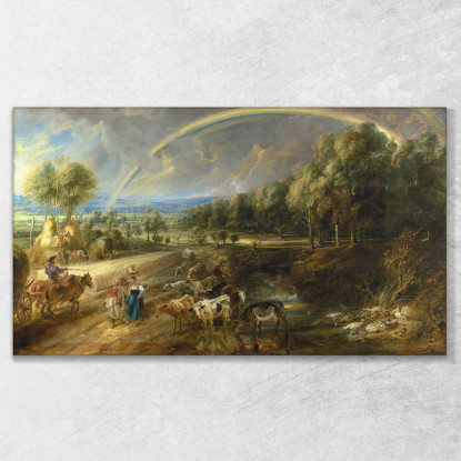 Il Paesaggio Arcobaleno Peter Paul Rubens ppr275 quadro stampato su tela