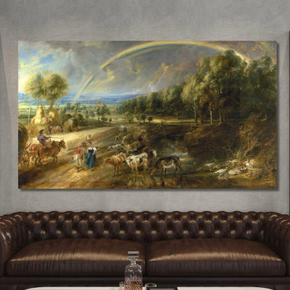 Il Paesaggio Arcobaleno Peter Paul Rubens ppr275 quadro stampato su tela