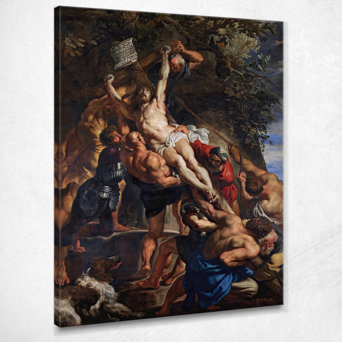 L'Innalzamento Della Croce Peter Paul Rubens ppr276 quadro stampato su tela