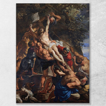 L'Innalzamento Della Croce Peter Paul Rubens ppr276 quadro stampato su tela