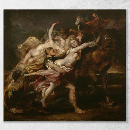 Il Ratto Delle Figlie Di Levkippo Peter Paul Rubens ppr277 quadro stampato su tela