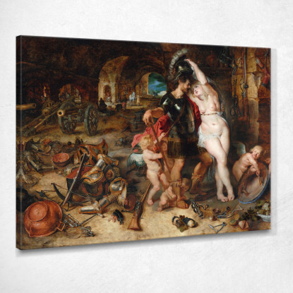 Il Ritorno Dalla Guerra Marte Disarmato Da Venere Peter Paul Rubens ppr279 quadro stampato su tela