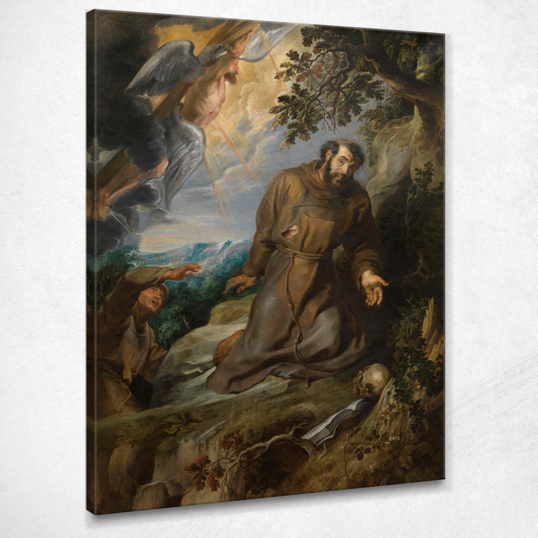 La Stigmatizzazione Di San Francesco D'Assisi Peter Paul Rubens ppr281 quadro stampato su tela