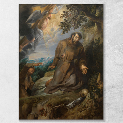 La Stigmatizzazione Di San Francesco D'Assisi Peter Paul Rubens ppr281 quadro stampato su tela