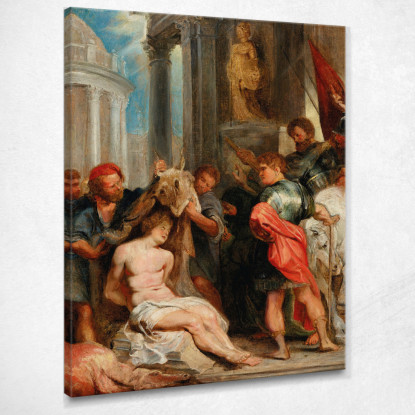 La Tortura Di San Crisanto Peter Paul Rubens ppr285 quadro stampato su tela