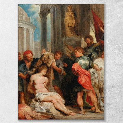 La Tortura Di San Crisanto Peter Paul Rubens ppr285 quadro stampato su tela