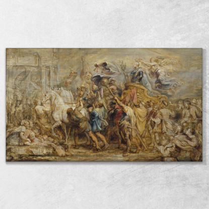 Il Trionfo Di Enrico Iv Peter Paul Rubens ppr286 quadro stampato su tela