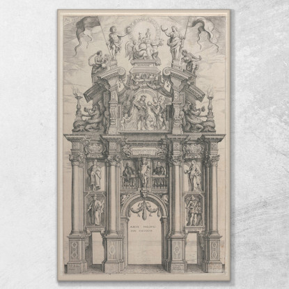 L'Arco Trionfale Di Filippo Peter Paul Rubens ppr288 quadro stampato su tela