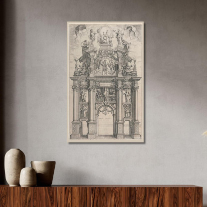 L'Arco Trionfale Di Filippo Peter Paul Rubens ppr288 quadro stampato su tela