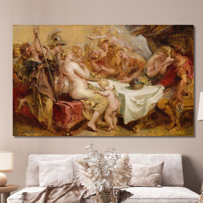 Le Nozze Di Peleo E Teti Peter Paul Rubens ppr293 quadro stampato su tela