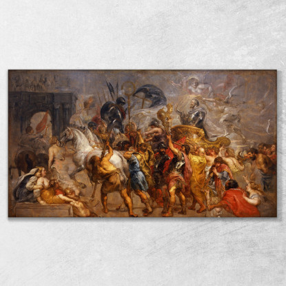 Ingresso Trionfale Di Enrico Iv A Parigi Peter Paul Rubens ppr306 quadro stampato su tela