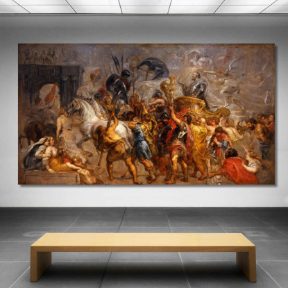 Ingresso Trionfale Di Enrico Iv A Parigi Peter Paul Rubens ppr306 quadro stampato su tela