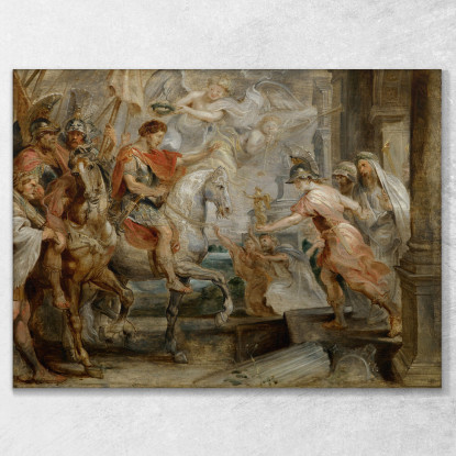 Ingresso Trionfale Di Costantino A Roma Peter Paul Rubens ppr307 quadro stampato su tela