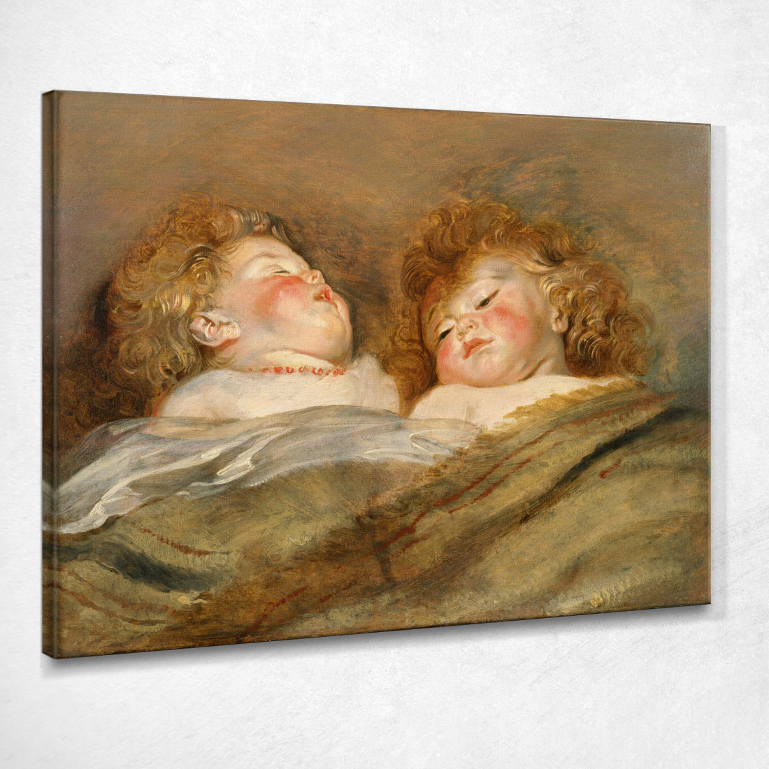 Due Bambini Addormentati Peter Paul Rubens ppr314 quadro stampato su tela