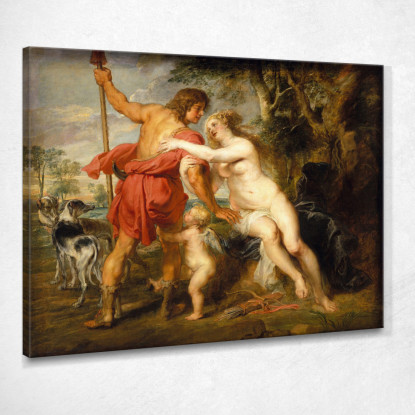 Venere E Adone 2 Peter Paul Rubens ppr316 quadro stampato su tela