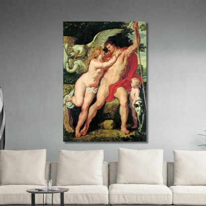 Venere E Adone Peter Paul Rubens ppr317 quadro stampato su tela