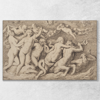 Venere Che Sorge Dal Mare Peter Paul Rubens ppr321 quadro stampato su tela