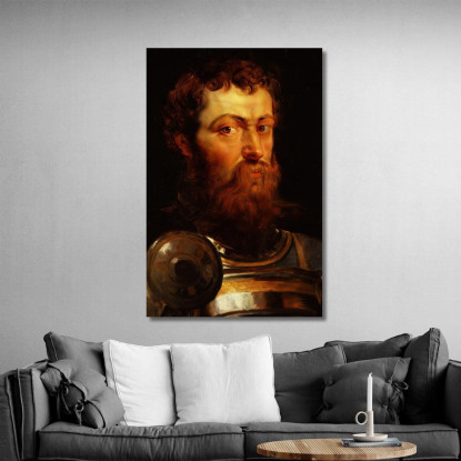 Guerriero Peter Paul Rubens ppr322 quadro stampato su tela