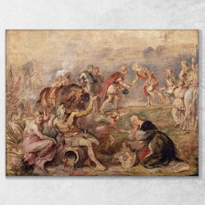 Meeting Of King Ferdinand Of Hungary And The Cardinal-Infante Ferdinand Of Spain At Nördlingen Peter Paul Rubens canvas print
