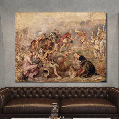 Meeting Of King Ferdinand Of Hungary And The Cardinal-Infante Ferdinand Of Spain At Nördlingen Peter Paul Rubens canvas print