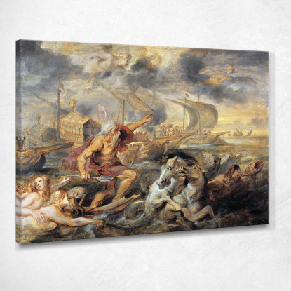 The Voyage Of The Cardinal Infante Ferdinand Of Spain From Barcelona To Genoa In April 1633 Peter Paul Rubens canvas print