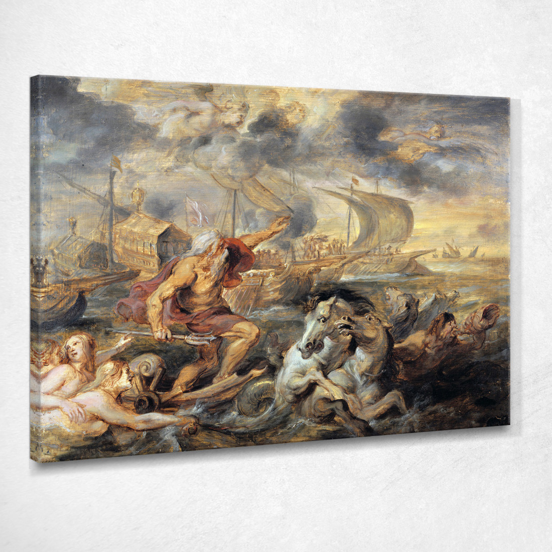 Il Viaggio Del Cardinale Infante Ferdinando Di Spagna Da Barcellona A Genova Nell'Aprile 1633 Peter Paul Rubens quadro stampato