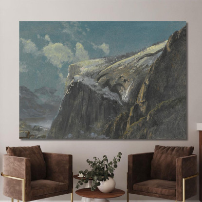 Sopra Il Limite Del Bosco Albert Bierstadt abr2 quadro stampato su tela