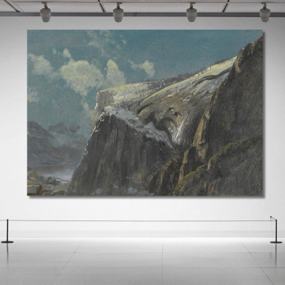 Sopra Il Limite Del Bosco Albert Bierstadt abr2 quadro stampato su tela