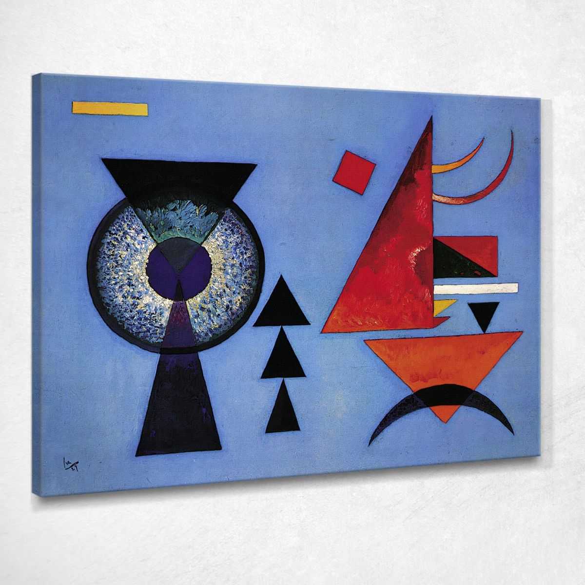 ✨ Stampa su tela 🖼️ Morbido Duro - 1927 Kandinsky Wassily quadro moderno:  la soluzione ideale per regali unici ed eleganti