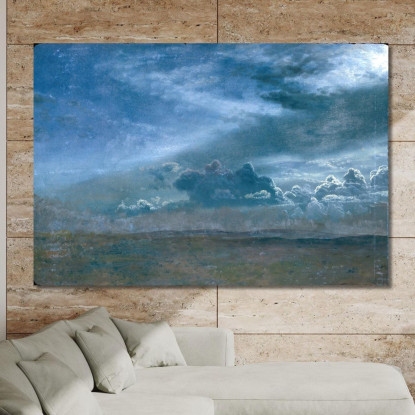 Paesaggio Con Nuvole Tempestose Albert Bierstadt abr51 quadro stampato su tela