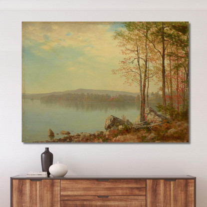 Paesaggio Albert Bierstadt abr52 quadro stampato su tela