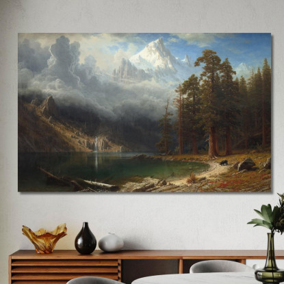 Monte Corcoran Albert Bierstadt abr60 quadro stampato su tela
