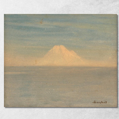 Monte Rainier Albert Bierstadt abr62 quadro stampato su tela
