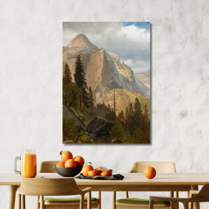 Valle Del Yosemite Della Cupola Nord Albert Bierstadt abr73 quadro stampato su tela