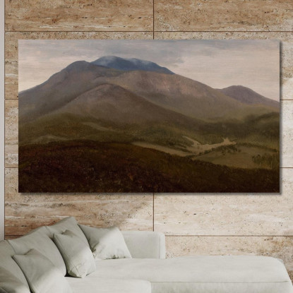 Montagne Bianche Del New Hampshire Albert Bierstadt abr130 quadro stampato su tela