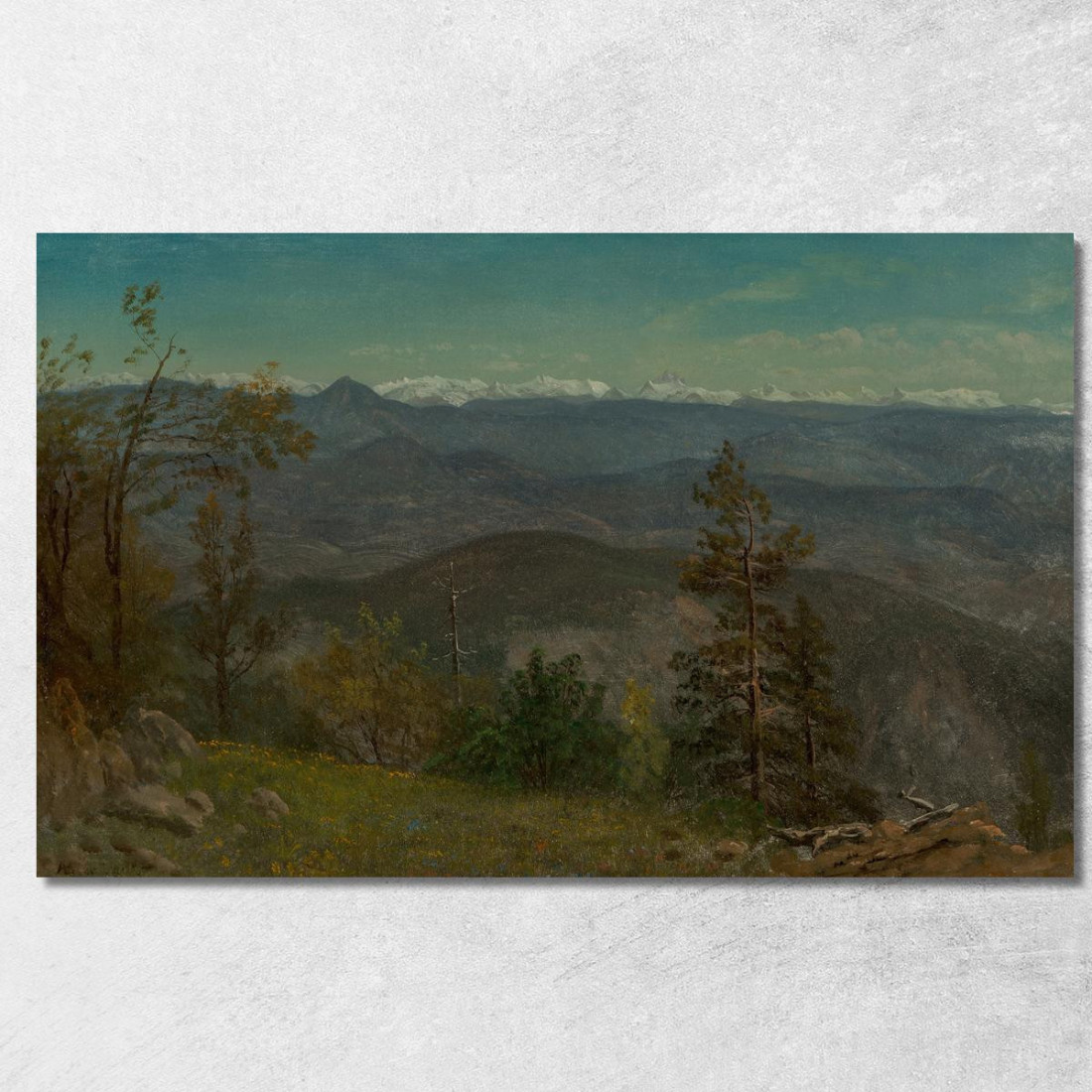 Yosemite Valley California Albert Bierstadt abr137 quadro stampato su tela