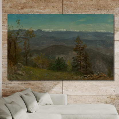 Yosemite Valley California Albert Bierstadt abr137 quadro stampato su tela