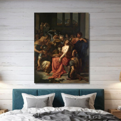 Gesù Nel Pretorio Alexandre Cabanel acb14 quadro stampato su tela