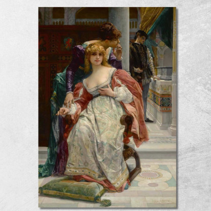 Bella Porzia Alexandre Cabanel acb15 quadro stampato su tela