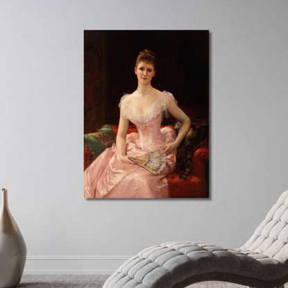 Olivia Peyton Murray Cutting Moglie Di William Bayard Alexandre Cabanel acb23 quadro stampato su tela