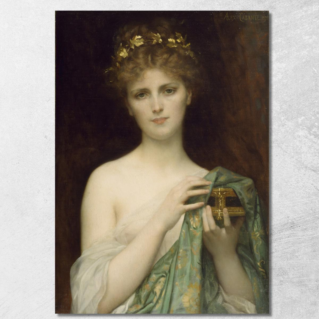 Pandora Alexandre Cabanel acb24 quadro stampato su tela