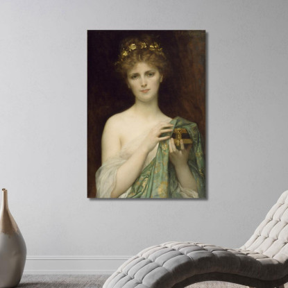 Pandora Alexandre Cabanel acb24 quadro stampato su tela