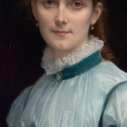 Ritratto Della Signorina Fanny Clapp Alexandre Cabanel acb36 quadro stampato su tela