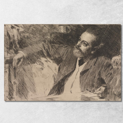 Antonino Proust Anders Zorn azn4 quadro stampato su tela